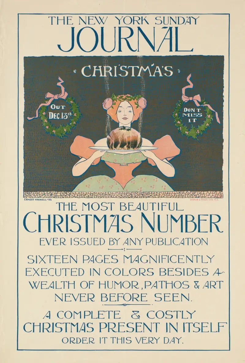 The New York Sunday Journal, julnummer av Ernest Haskell