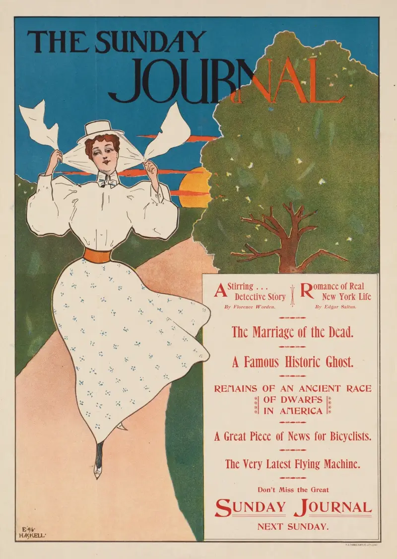 The Sunday journal, 1896 – nr 3 av Ernest Haskell