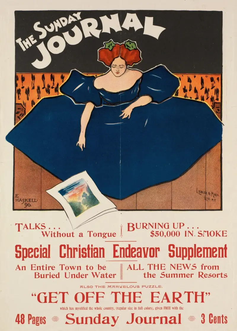 The Sunday journal, 1896 – nr 1 av Ernest Haskell
