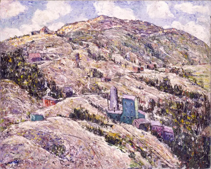 Gold Mining, Cripple Creek von Ernest Lawson