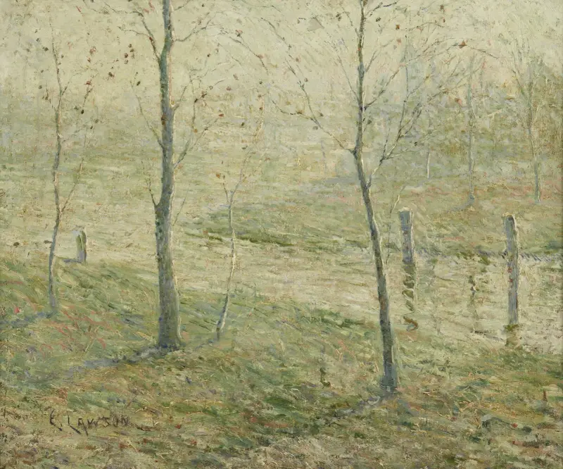 Ranní mlha, Ernest Lawson