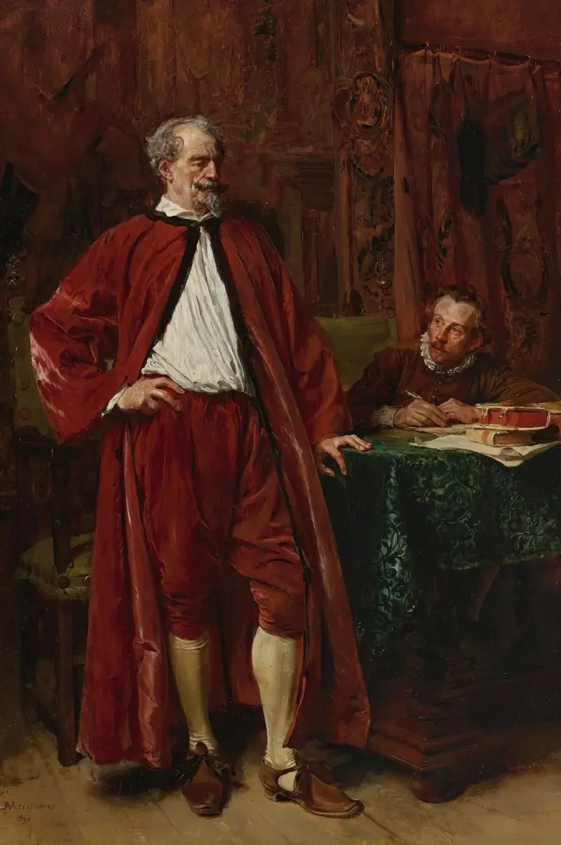 Diderot a jeho písař, Ernest Meissonier