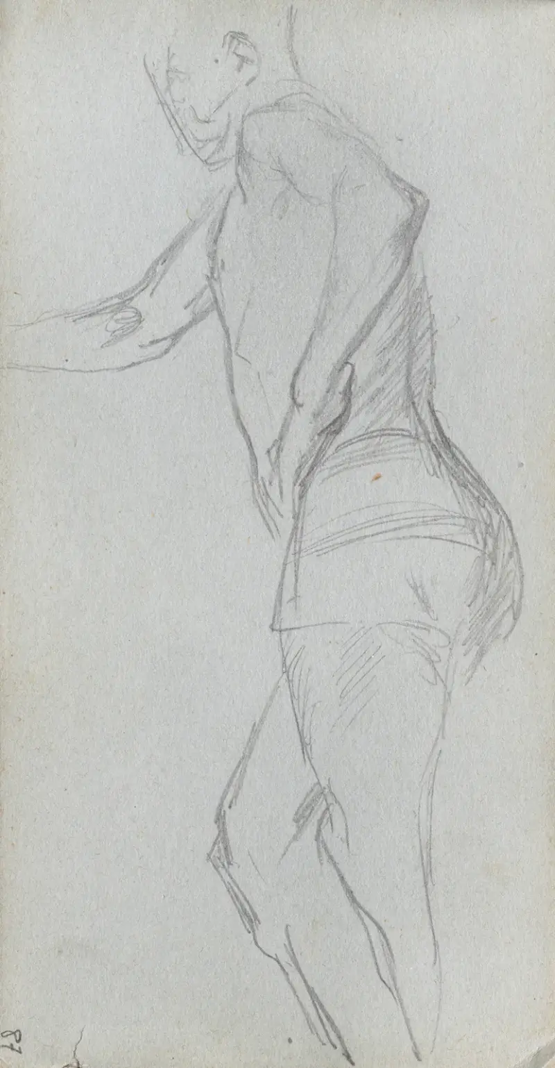 Studium postaci 2, Ernest Meissonier