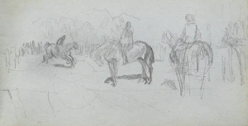 Figure Study 3 av Ernest Meissonier