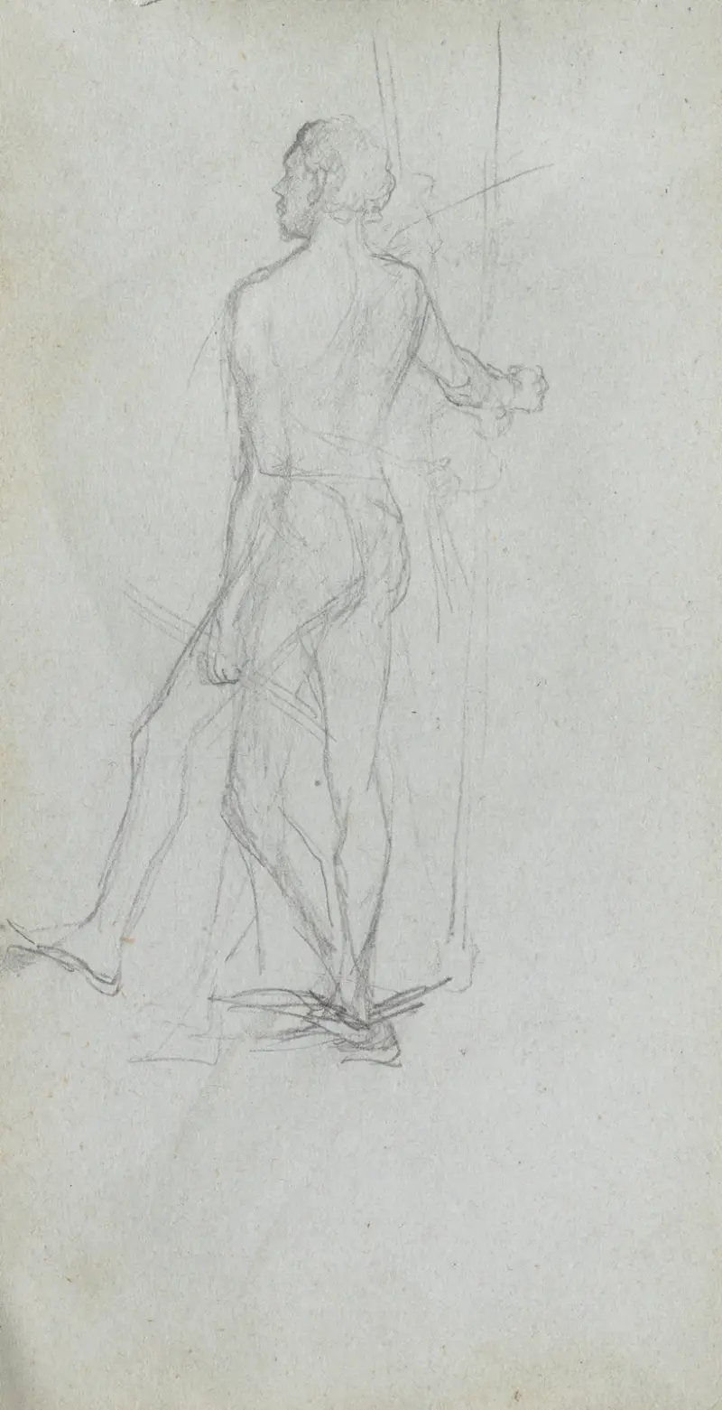 Studium nagiej męskiej postaci, Ernest Meissonier