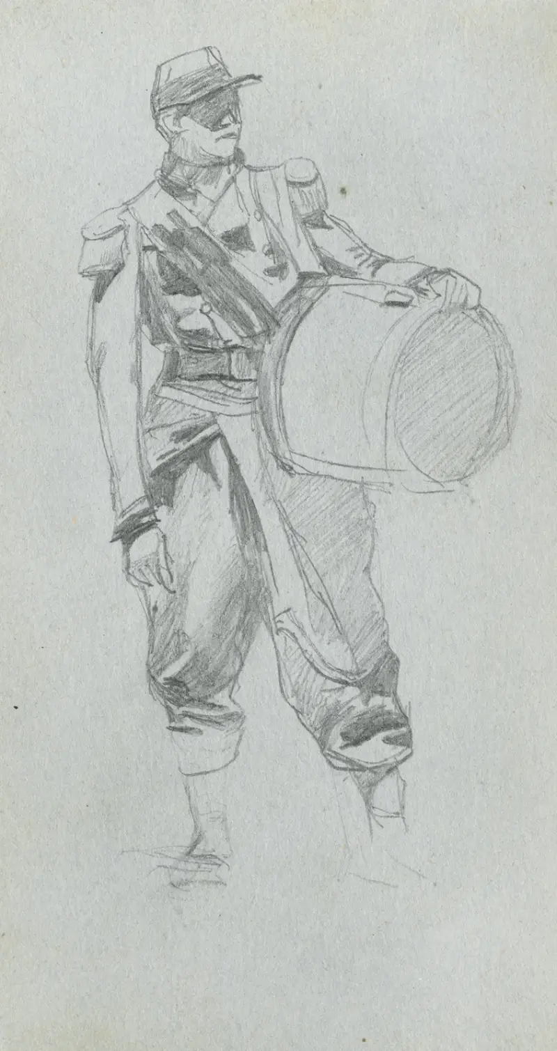 Żołnierz z bębnem, Ernest Meissonier