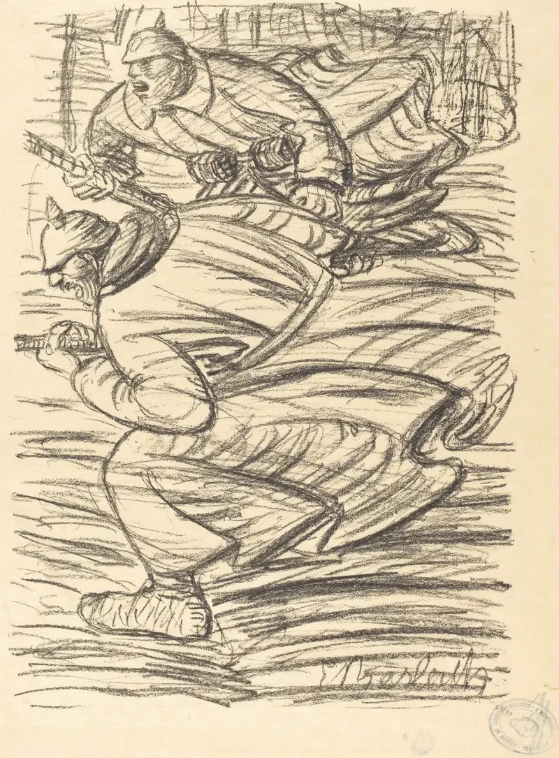 Der Überfall von Ernst Barlach