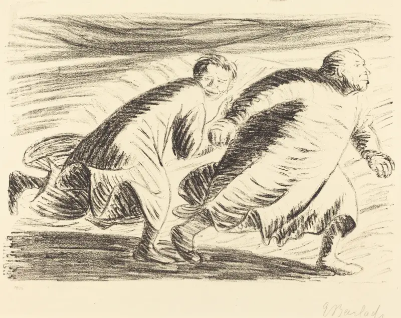 Die Flüchtlinge von Ernst Barlach