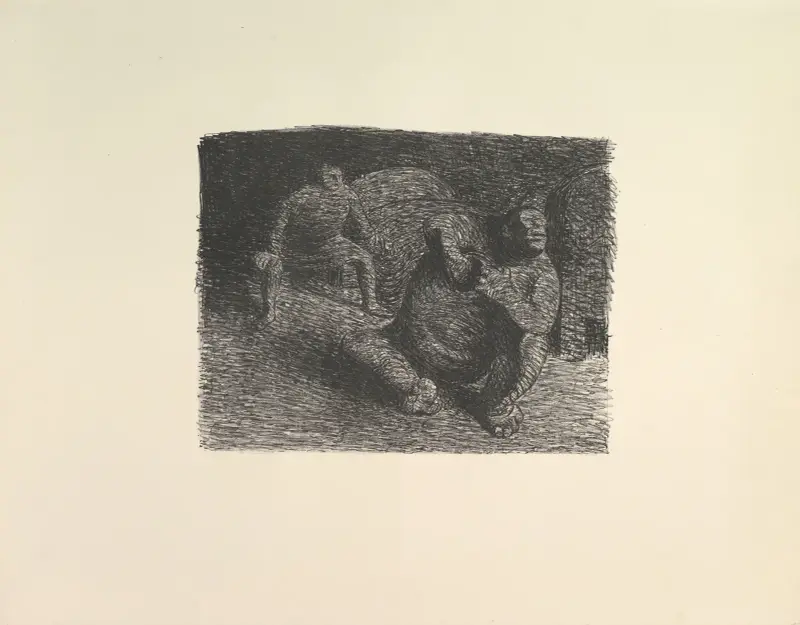 Der misstrauische Elf (Verzweifelter Alb) von Ernst Barlach