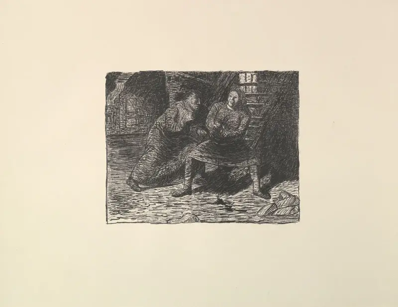 Der Verletzte von Ernst Barlach