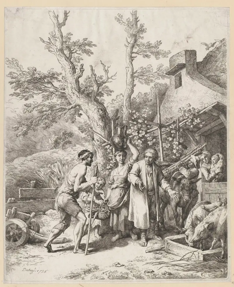 Berättelsen om den förlorade sonen av Christian Wilhelm Ernst Dietrich