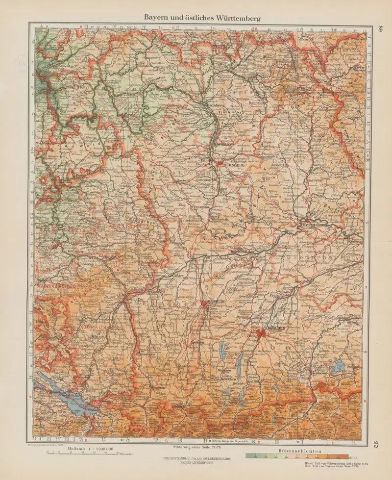 Bayern und östliches Württemberg von Ernst Friedrich