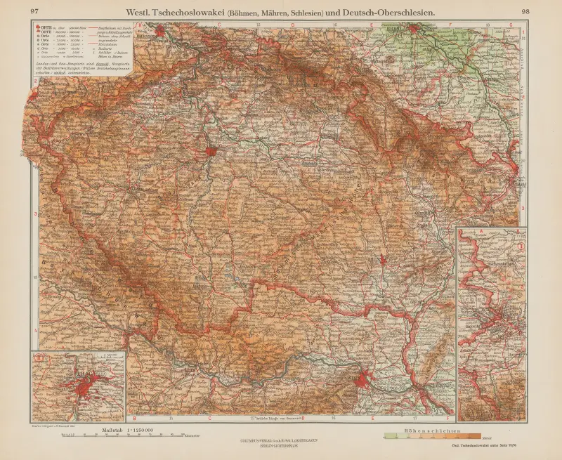 Västra Tjeckoslovakien och Tysk-Övre Schlesien av Ernst Friedrich