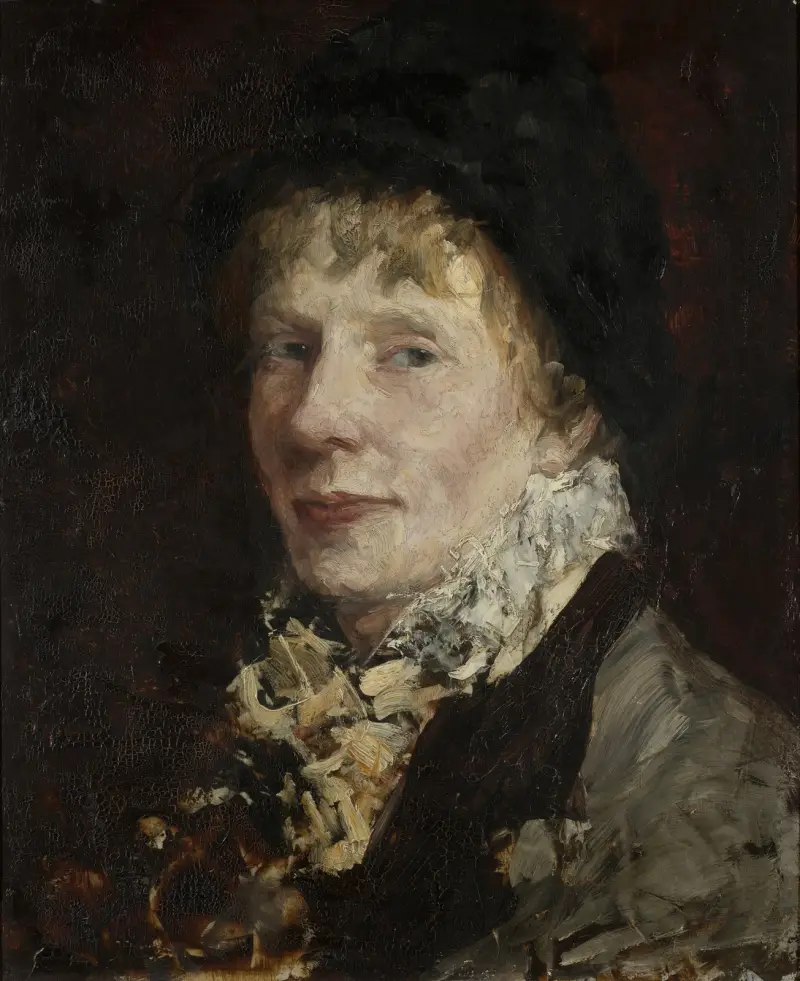 Porträtt av Anna Nordgren av Ernst Josephson