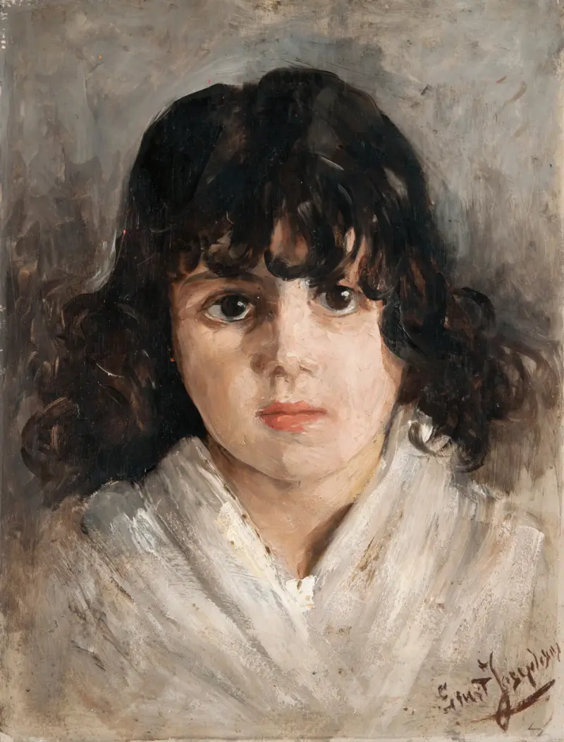 Španělská dívka, studie, Ernst Josephson