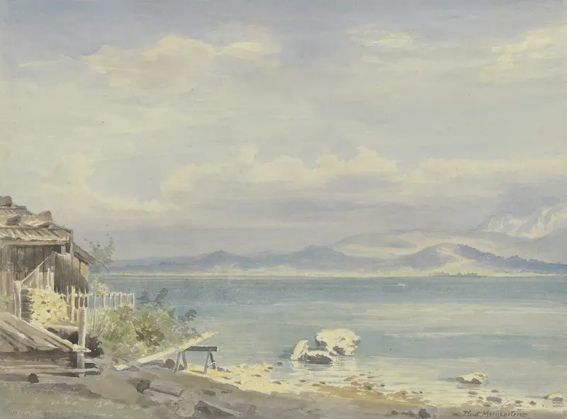 Frauenchiemsee, 1876 – nr 1 av Friedrich Ernst Morgenstern