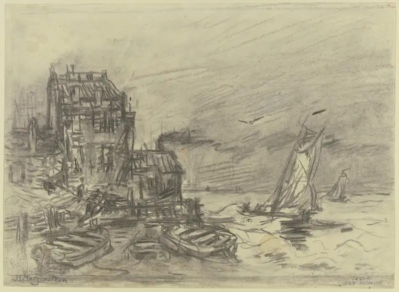 Das Tor in Veere von Friedrich Ernst Morgenstern