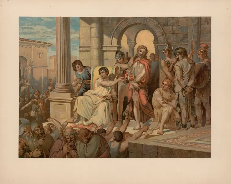 Jesus before Pilate av Ernst Pessler