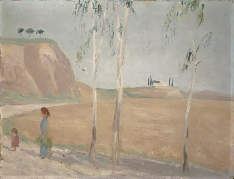Roman Landscape av Ernst Schiess