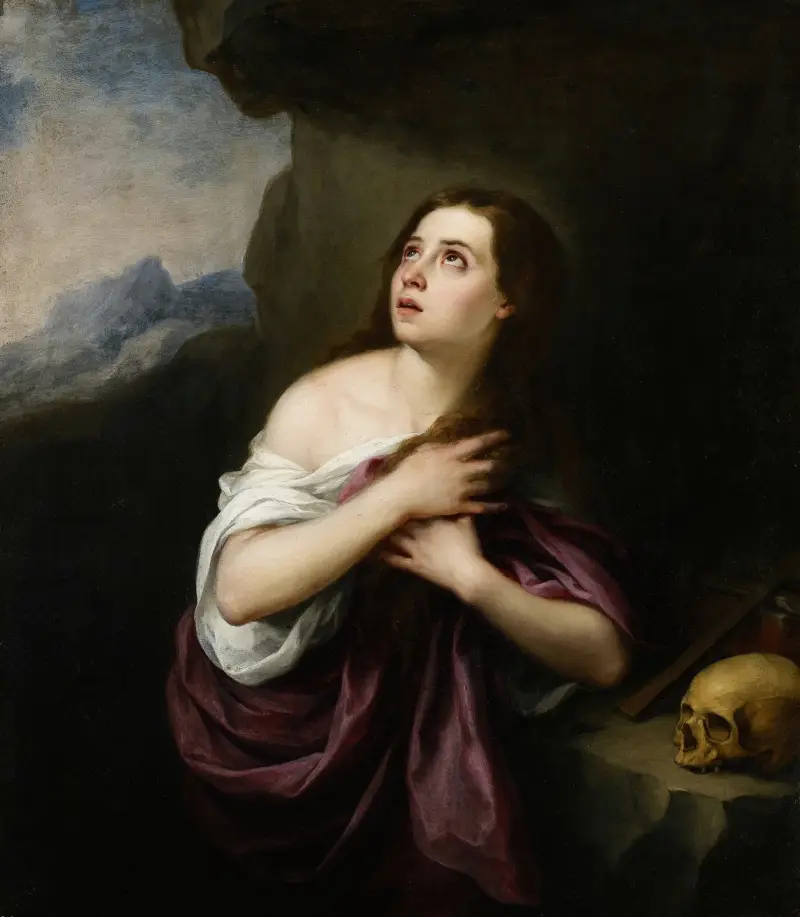 Büßende Magdalena von Bartolomé Estebán Murillo