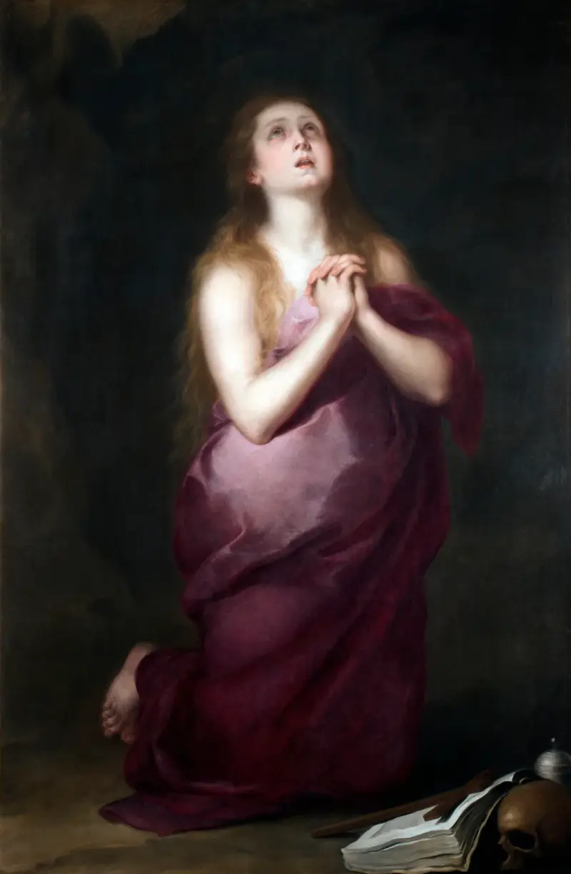 The Penitent Magdalene av Bartolomé Estebán Murillo