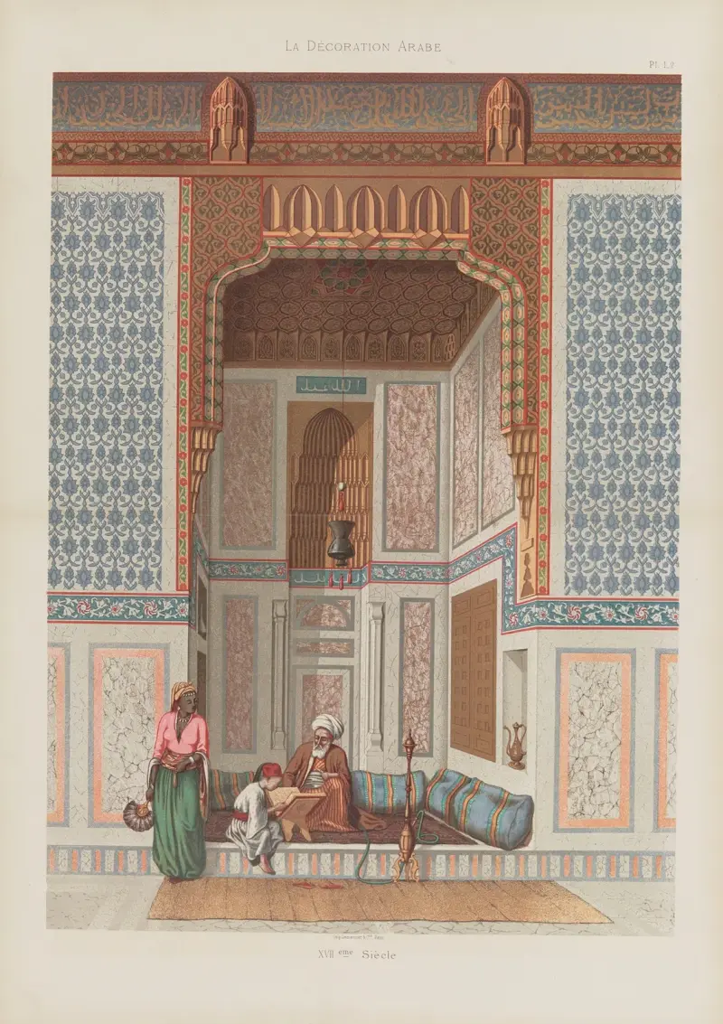 Arabisk dekoration, plansch 1 av Marpon et Flammarion