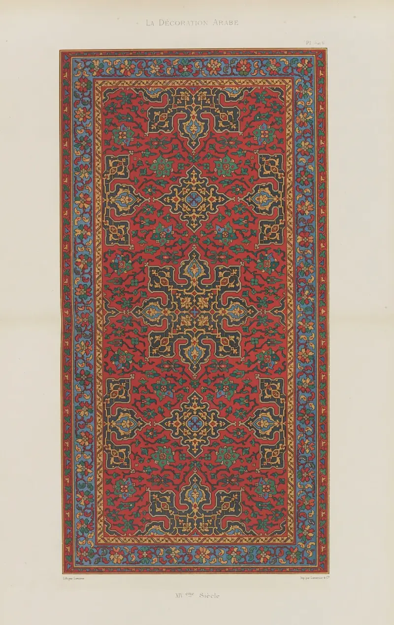 Arabisk dekoration, plansch 4 av Marpon et Flammarion
