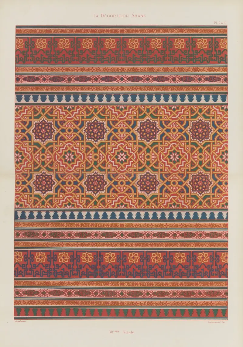La Décoration arabe Pl.06 av Marpon et Flammarion