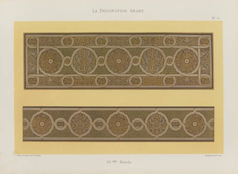 Arabisk dekoration, plansch 10 av Marpon et Flammarion