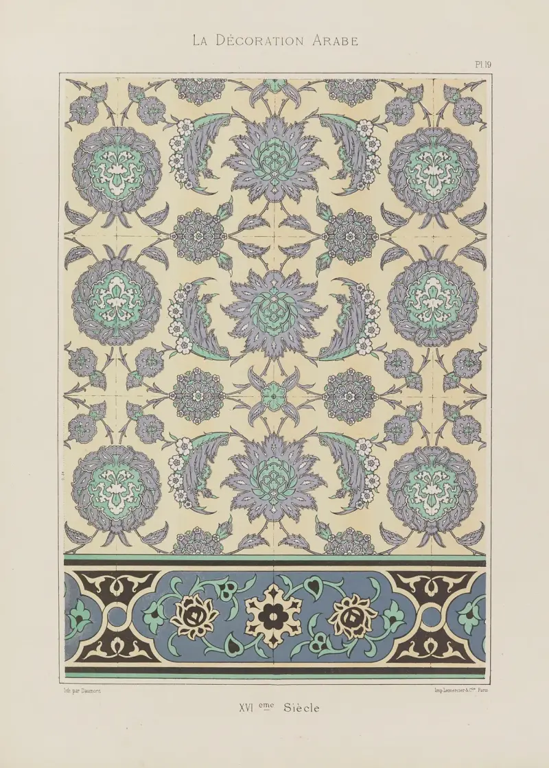 Arabisk dekoration, plansch 14 av Marpon et Flammarion