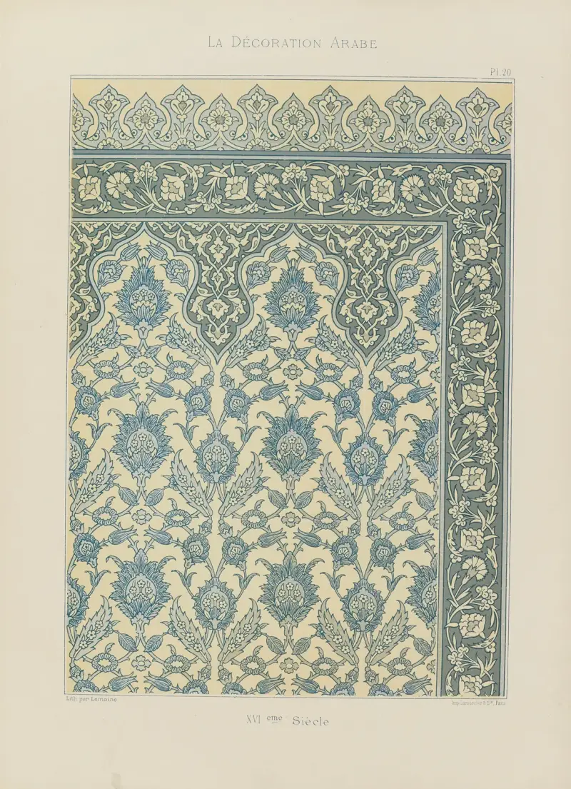 La Décoration arabe Pl.15 av Marpon et Flammarion