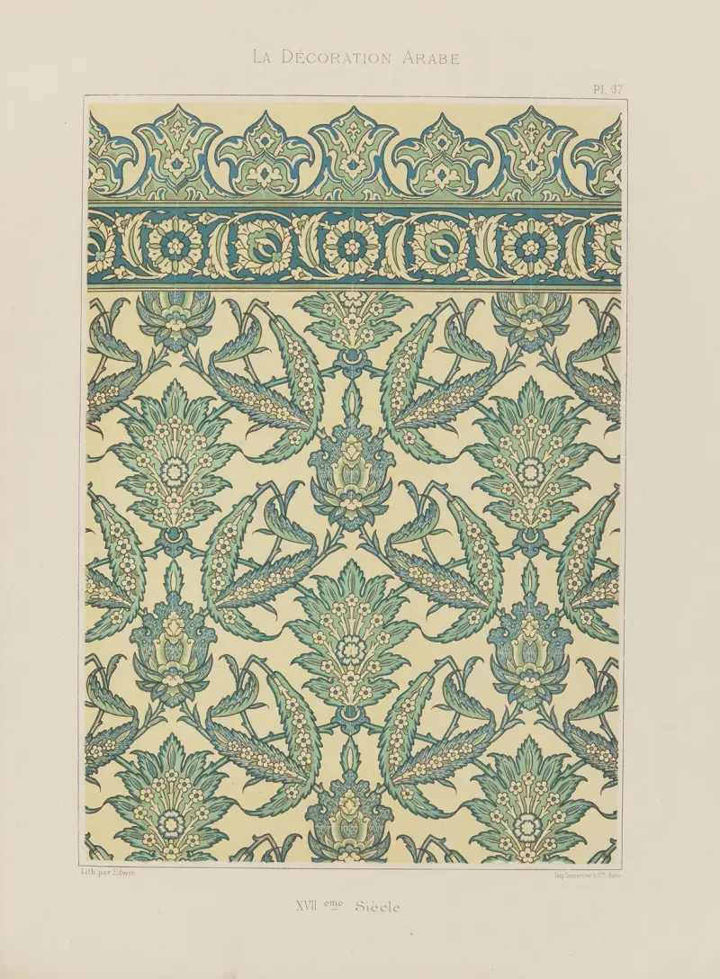 Arabisk dekoration, plansch 30 av Marpon et Flammarion