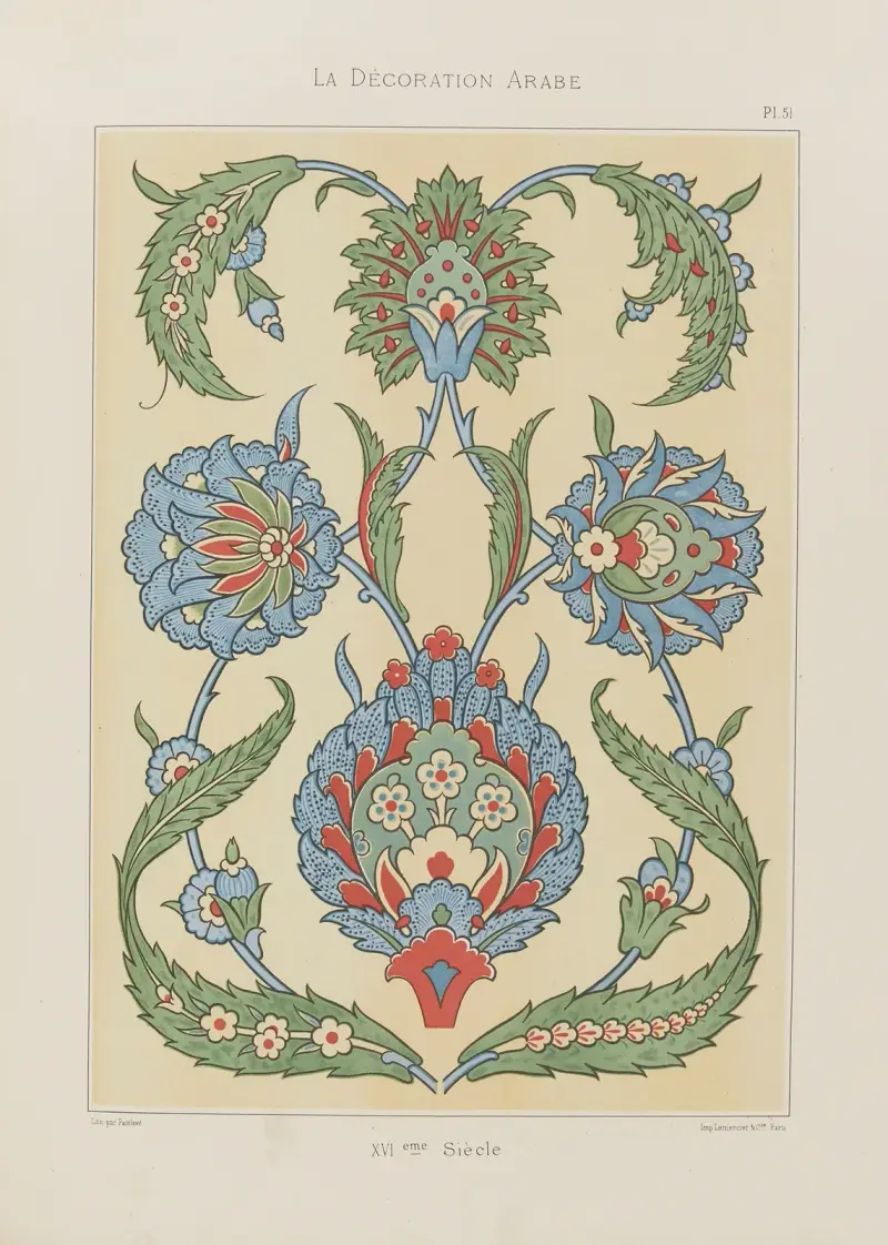 Arabisk dekoration, plansch 43 av Marpon et Flammarion