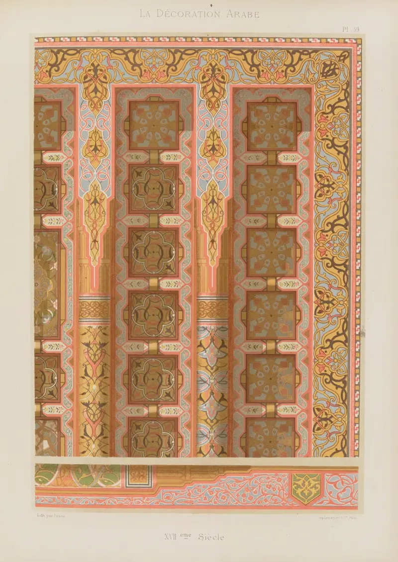 Arabisk dekoration, plansch 50 av Marpon et Flammarion