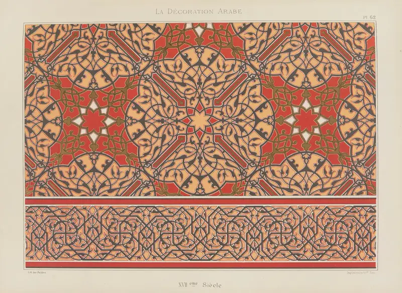 Arabisk dekoration, plansch 53 av Marpon et Flammarion