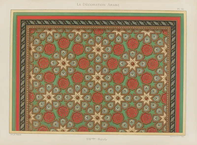 Arabisk dekoration, plansch 55 av Marpon et Flammarion