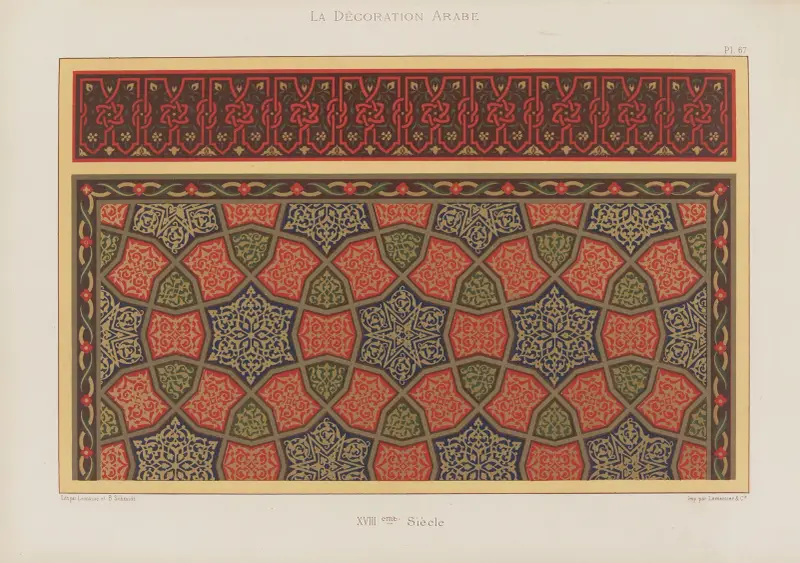Arabisk dekoration, plansch 57 av Marpon et Flammarion