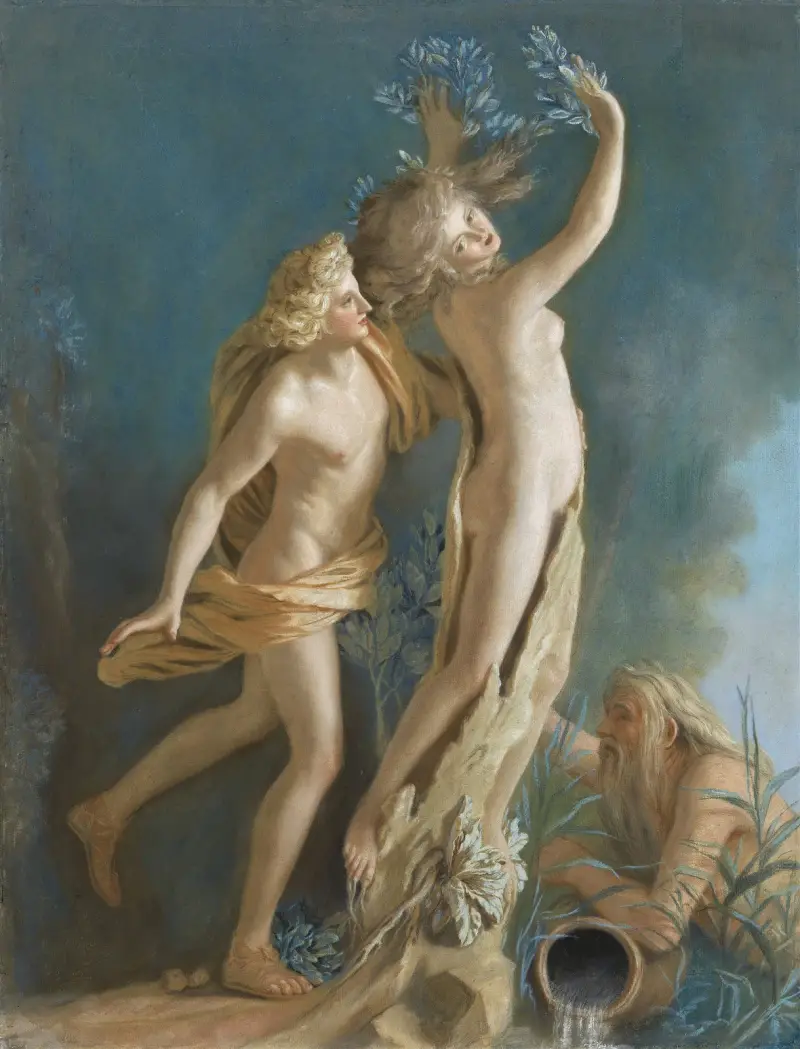 Apollo und Daphne von Jean-Etienne Liotard