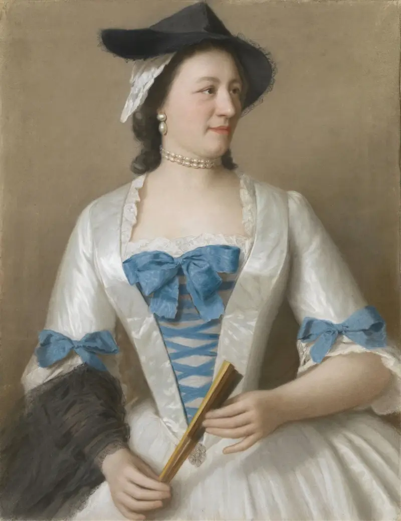 Portrait of Jeanne-Elisabeth Sellon, Lady Tyrell av Jean-Etienne Liotard