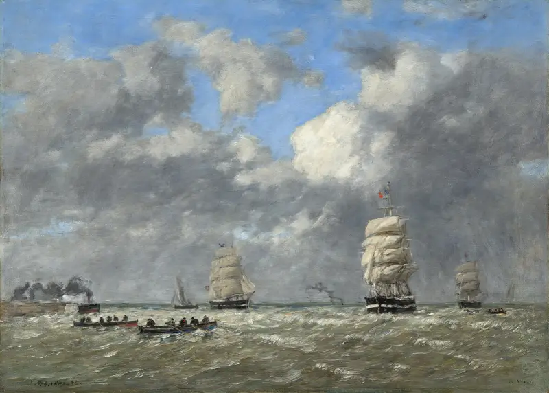 Le Havre von Eugène Boudin
