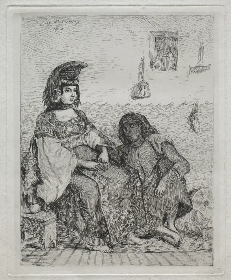 En judisk kvinna från Alger av Eugène Delacroix