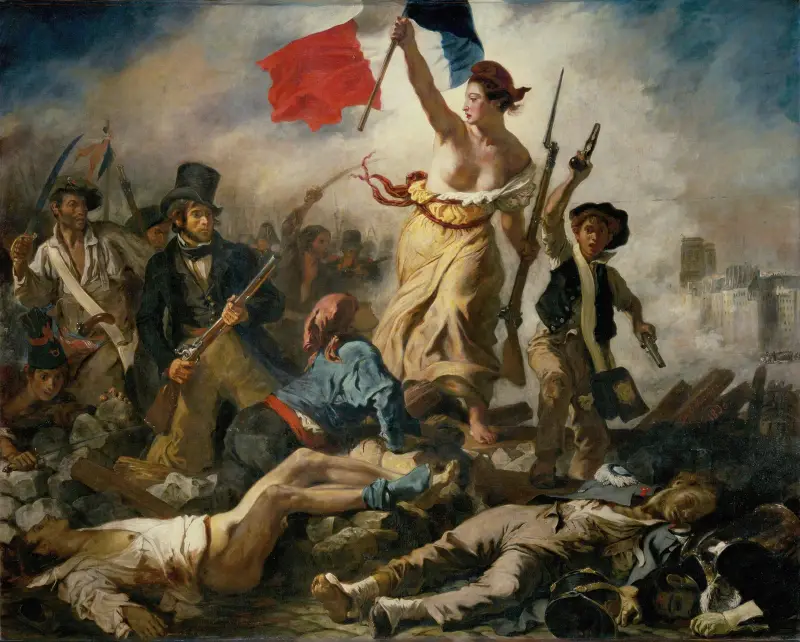 Svoboda vede lid, Eugène Delacroix