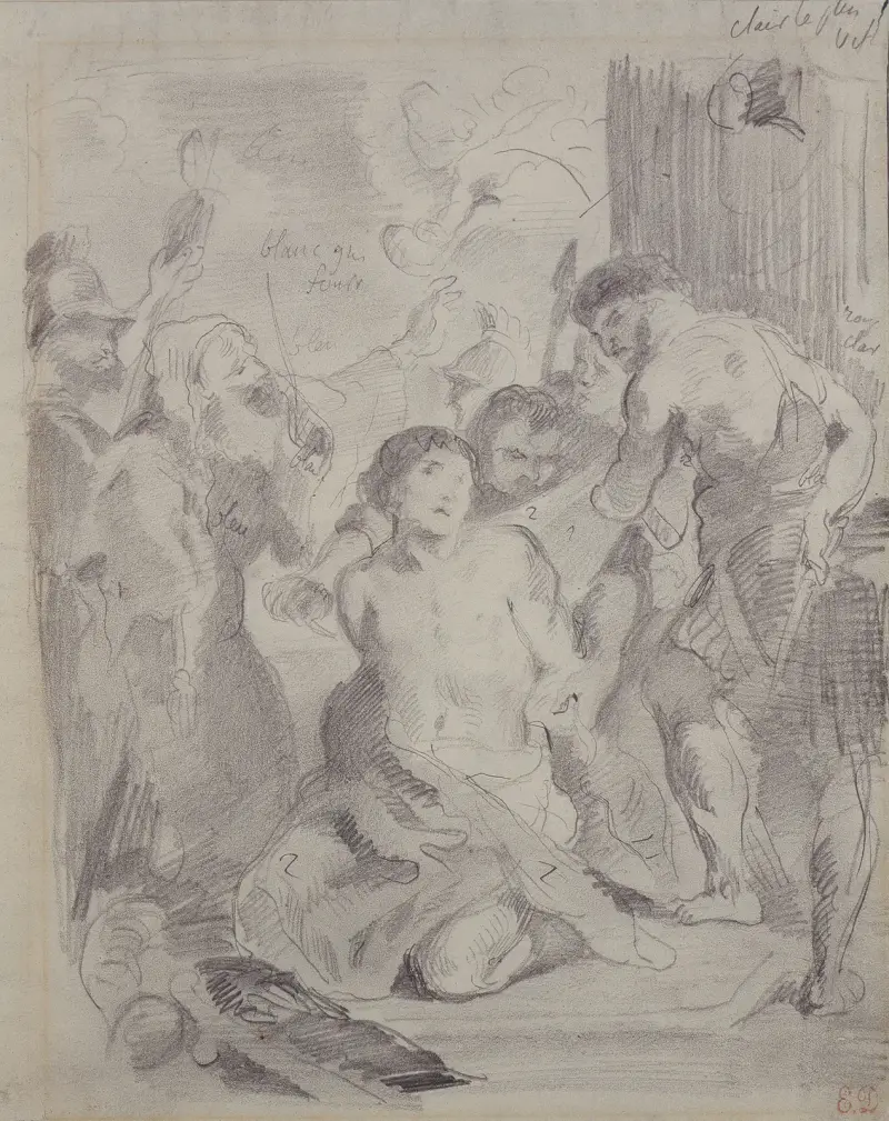 Mučednická smrt svatého Jiřího, Eugène Delacroix