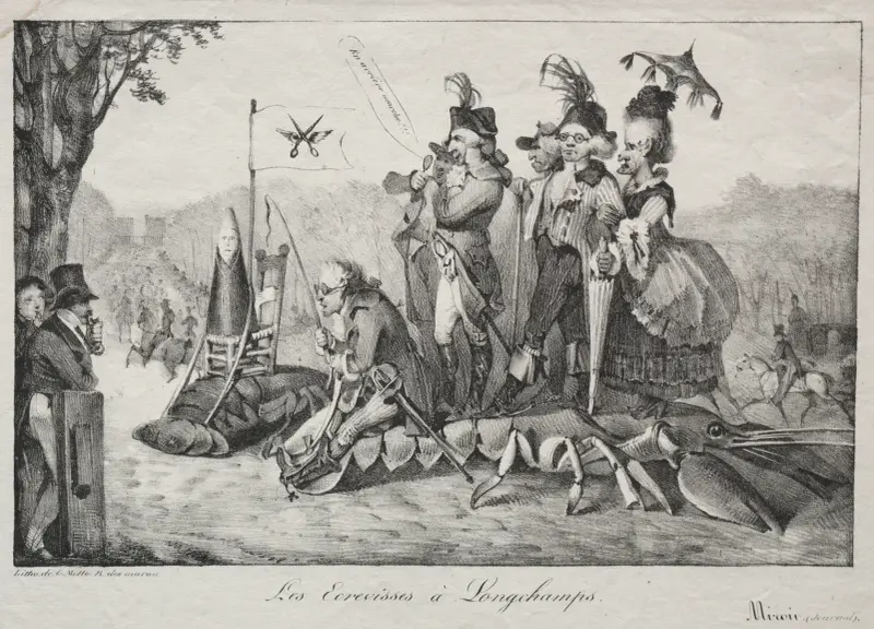 Kräftan från Longchamps av Eugène Delacroix