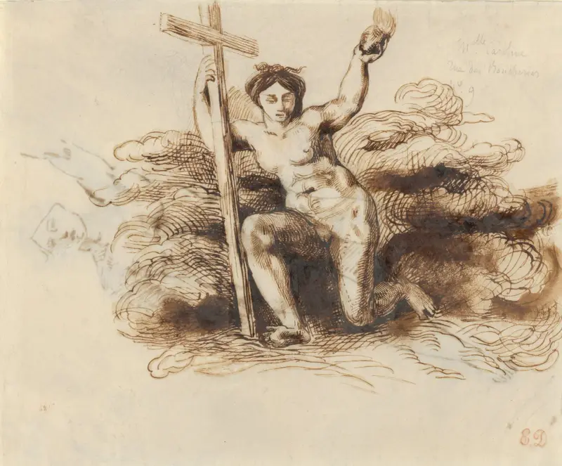 Die Gestalt der Religion von Eugène Delacroix
