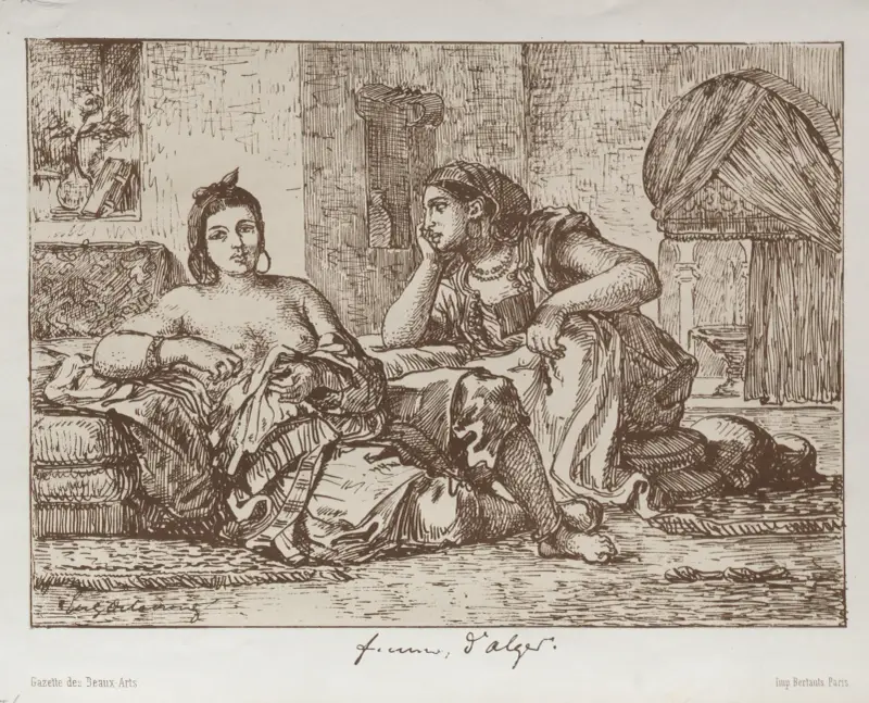 Kobiety algierskie, Eugène Delacroix