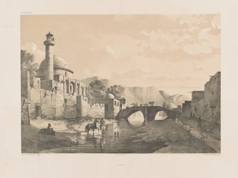 Tabriz, Eugène Flandin