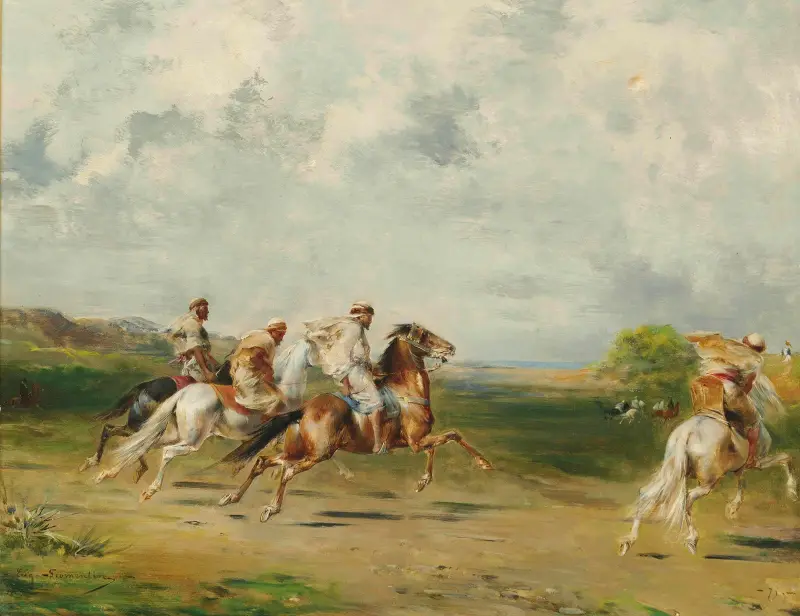 Arabijscy jeźdźcy, Eugène Fromentin