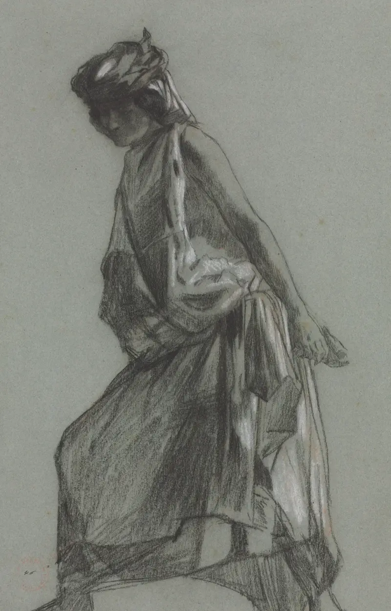 Arabska kobieta, 1852 – Nr. 2, Eugène Fromentin