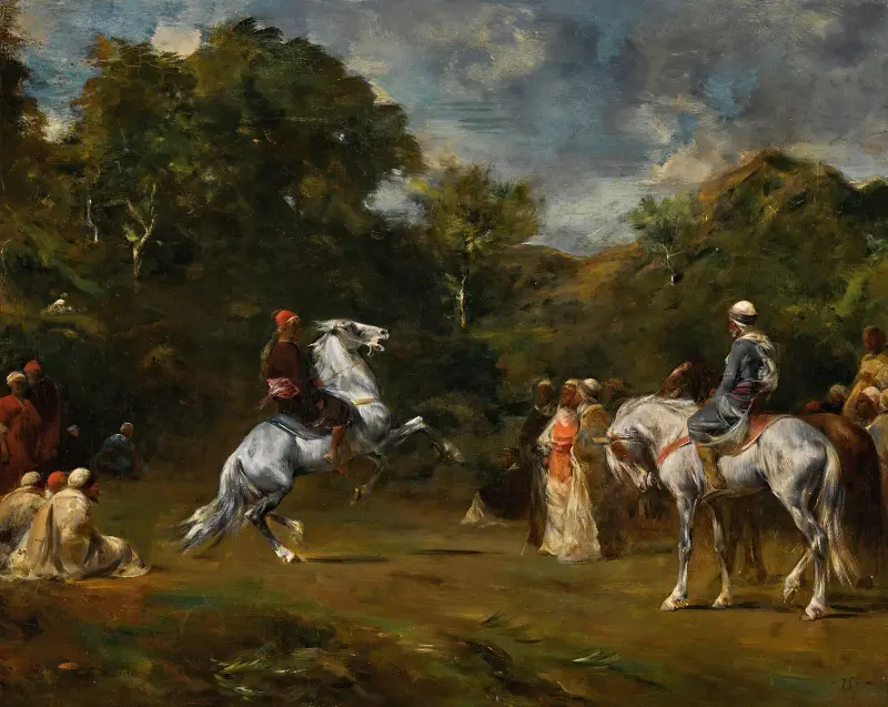 The Horse Fair av Eugène Fromentin